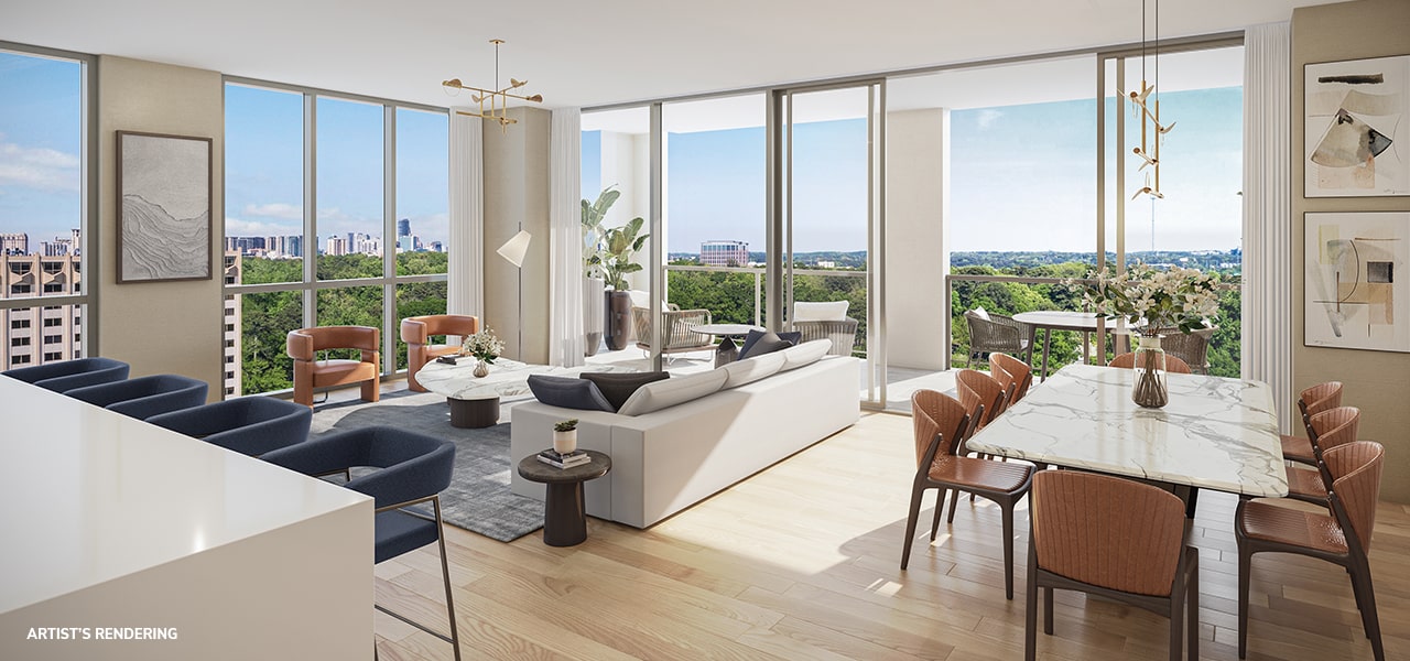 Vista 2 Residence at The Dillon Buckhead - Artist Rendering