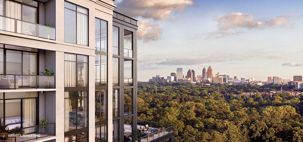 exterior terrace at dillon buckhead