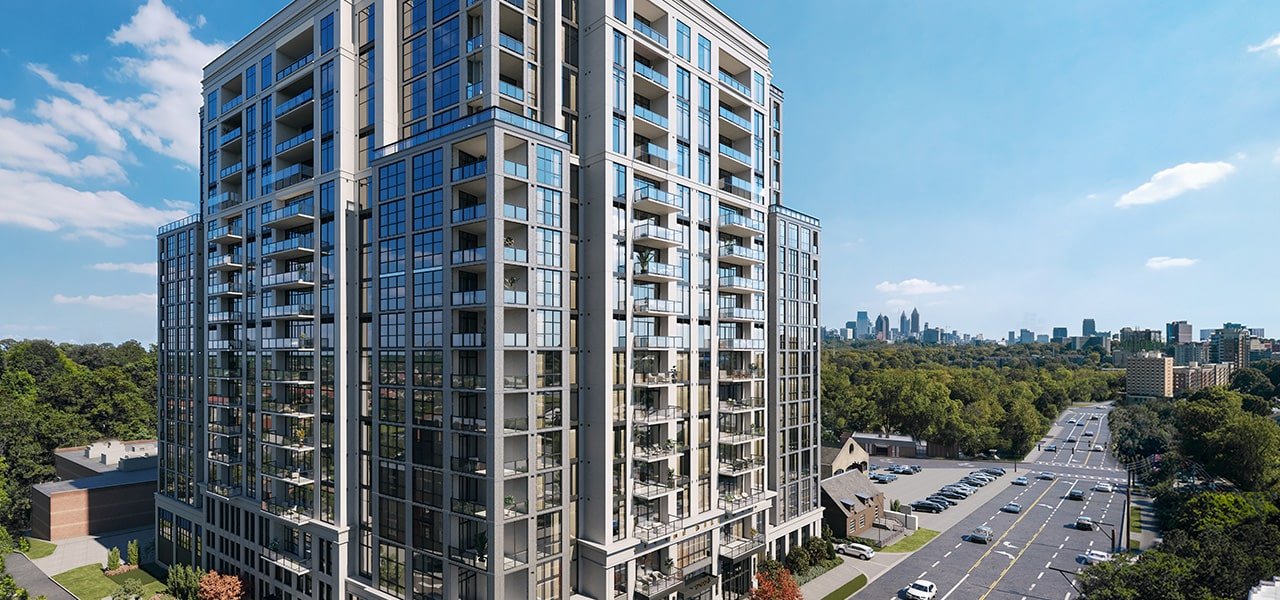 The Dillon Buckhead exterior rendering