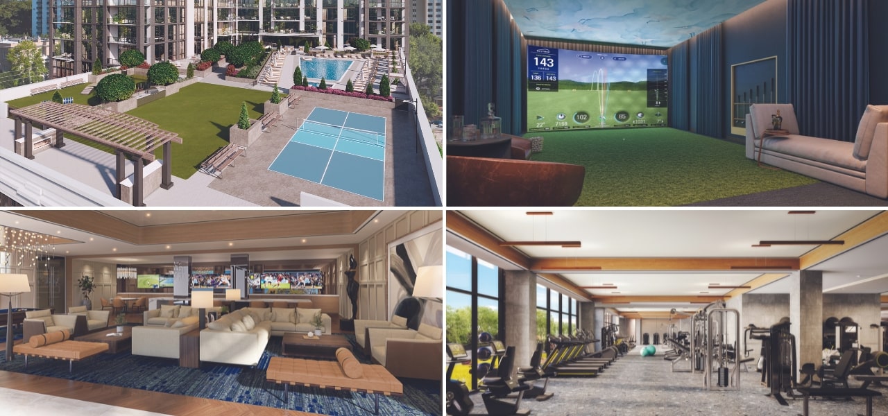 Dillon Buckhead Amenity Collage