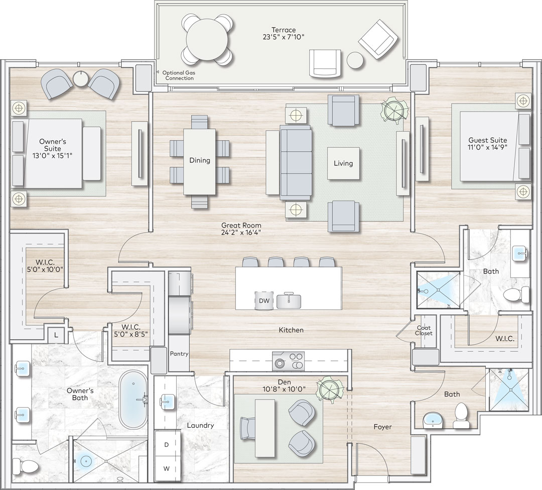 Landmark 1 Floorplan