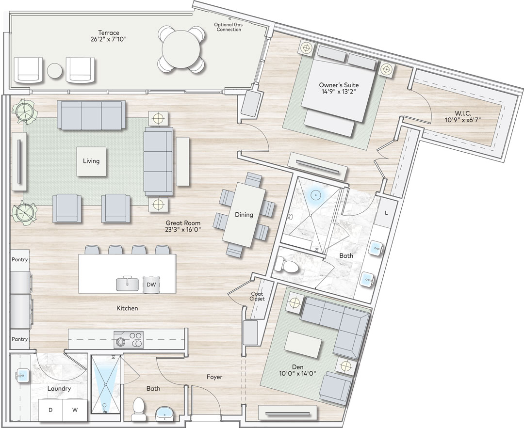 Landmark 4 Floorplan