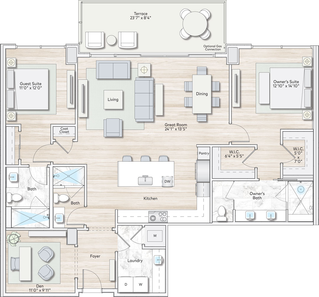 Landmark 5 Floorplan