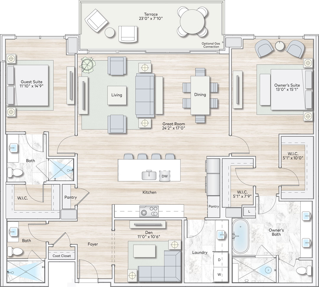 Landmark 6 Floorplan