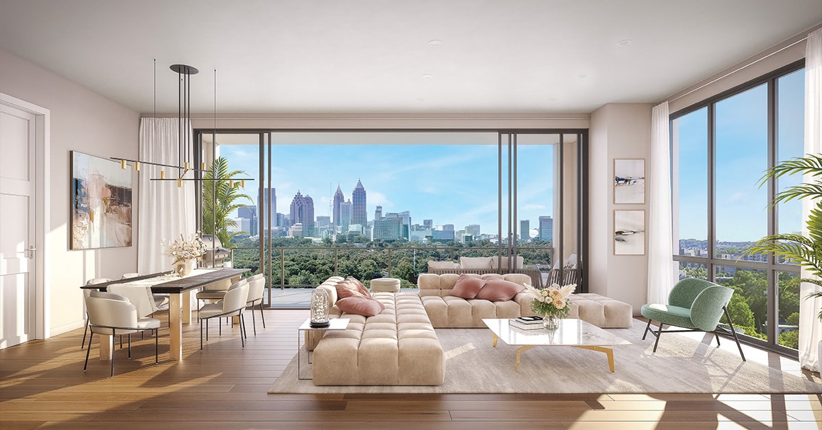 Dillon Buckhead Condominium Great Room
