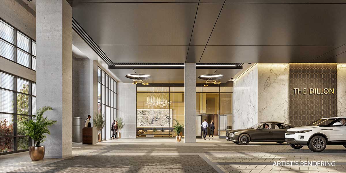 The Dillon Covered Motor Court Artist's Rendering