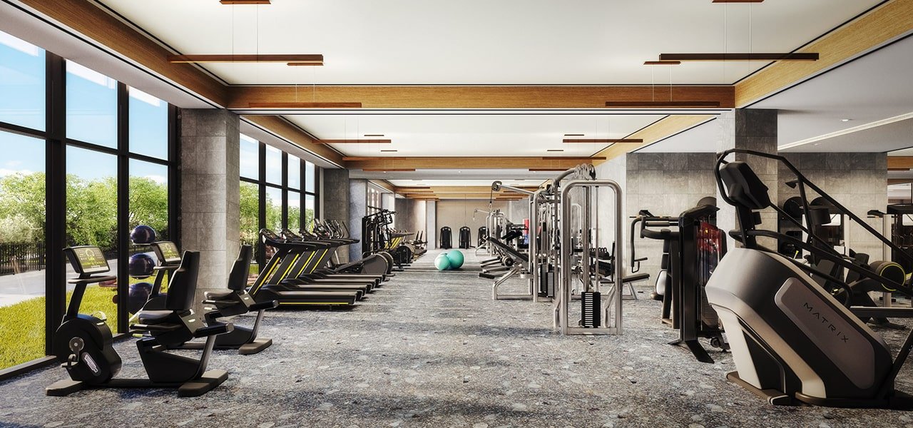 The Dillon Buckhead, Fitness Center Rendering