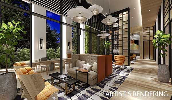 The Hub Co-Working Space View - Artist's Rendering